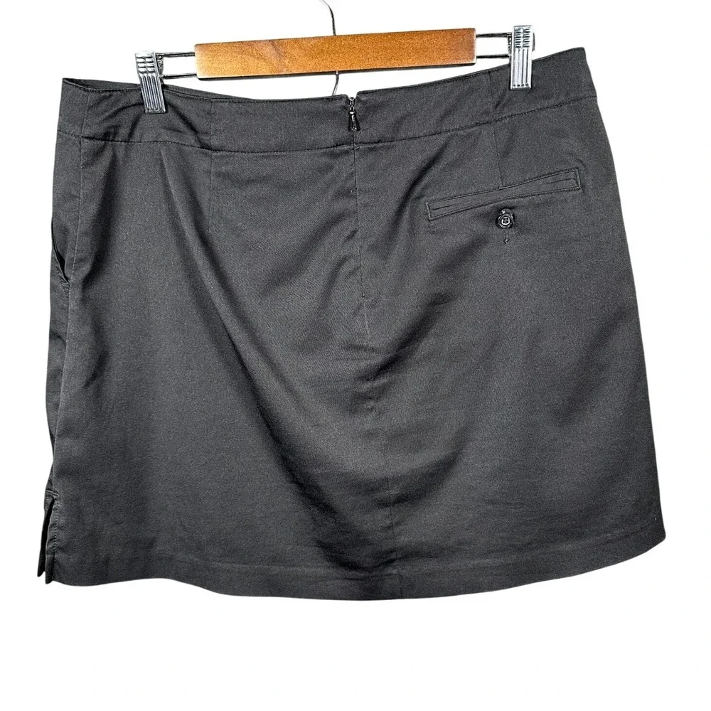 Lady‎ Hagen Womens Golf Skort Skirt Black Size 12 Athletic Built in Shorts